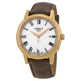 Tissot T Classic Carson White Dial Brown Leather Strap Watch For Men - T085.410.36.013.00 Buy Now By Tissot