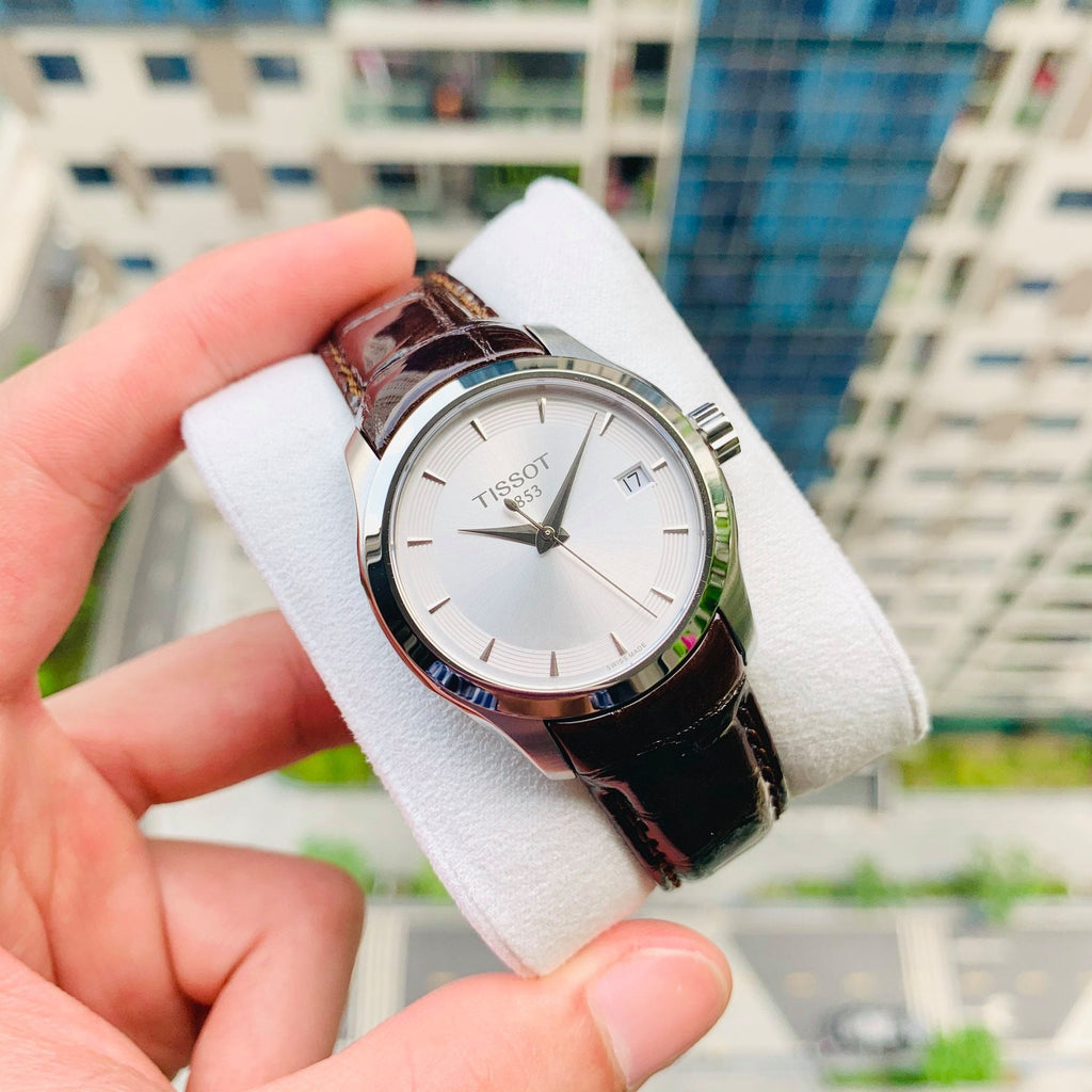 Tissot T Classic Couturier Quartz Silver Dial Watch For Women - T035.210.16.031.03 Buy Now By Tissot