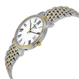 Tissot T Classic Desire White Dial Two Tone Watch For Men - T52.2.481.13 Buy Now By Tissot