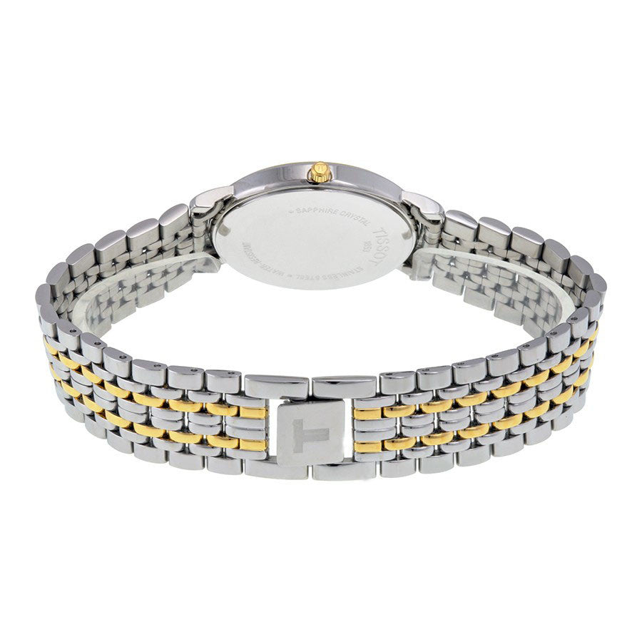 Tissot T Classic Desire White Dial Two Tone Watch For Men - T52.2.481.13 Buy Now By Tissot