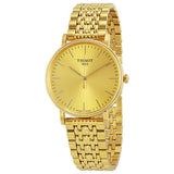 Tissot T Classic Everytime Medium Gold Dial Gold Mesh Bracelet Watch For Men - T109.410.33.021.00 Buy Now By Tissot