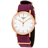 Tissot T Classic Everytime Medium White Dial Two Tone NATO Strap Watch for Men - T109.410.38.031.00 Buy Now By Tissot