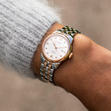 Tissot T Classic Le Locle Automatic Lady Silver Dial Two Tone Steel Strap Watch For Women - T006.207.22.036.00 Buy Now By Tissot