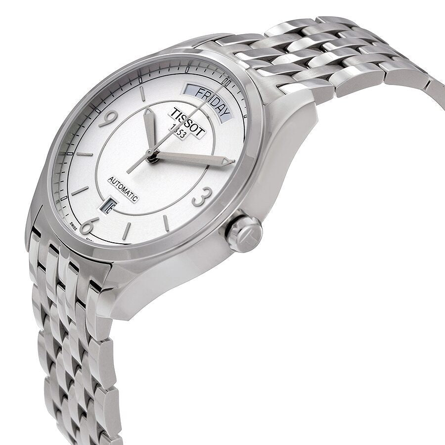 Tissot T Classic T One Automatic Silver Dial Silver Steel Strap Watch For Men - T038.430.11.037.00 Buy Now By Tissot