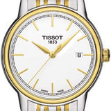 Tissot T Classic Carson Quartz White Dial Two Tone Steel Strap Watch for Men - T085.410.22.011.00 Buy Now By Tissot