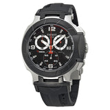 Tissot T Race Chronograph Black Dial Black Rubber Strap Watch for Men - T048.417.27.057.00 Buy Now By Tissot