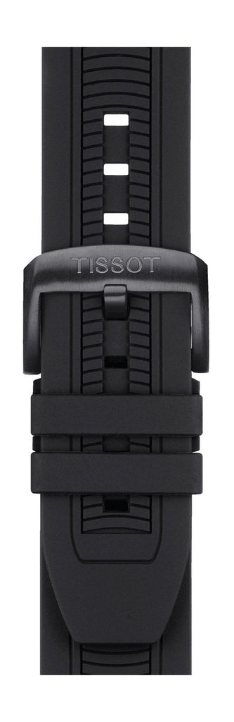 Tissot T Race Chronograph Anthracite Black Dial Black Silicone Strap Watch For Men - T115.417.37.061.03 Buy Now By Tissot