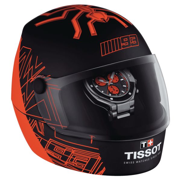 Tissot T Race Marc Marquez Limited Edition Black Dial Silver Steel Strap Watch for Men - T141.417.11.051.00 Buy Now By Tissot