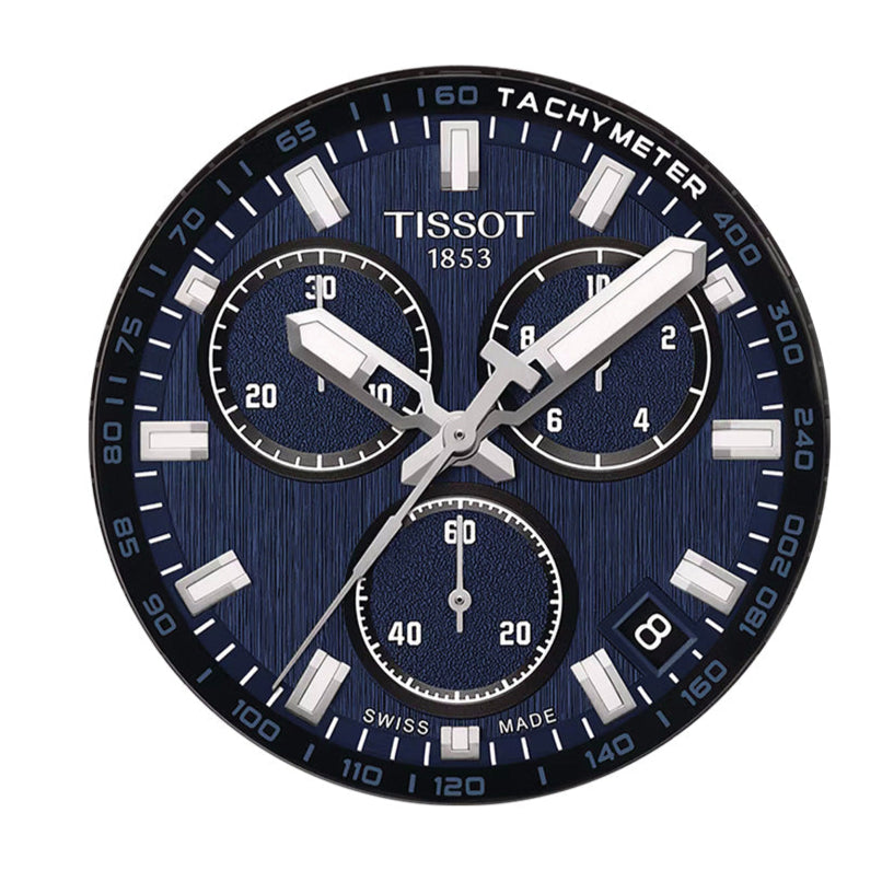 Tissot T Race Chronograph Blue Dial Silver Steel Strap Watch For Men - T141.417.11.041.00 Buy Now By Tissot