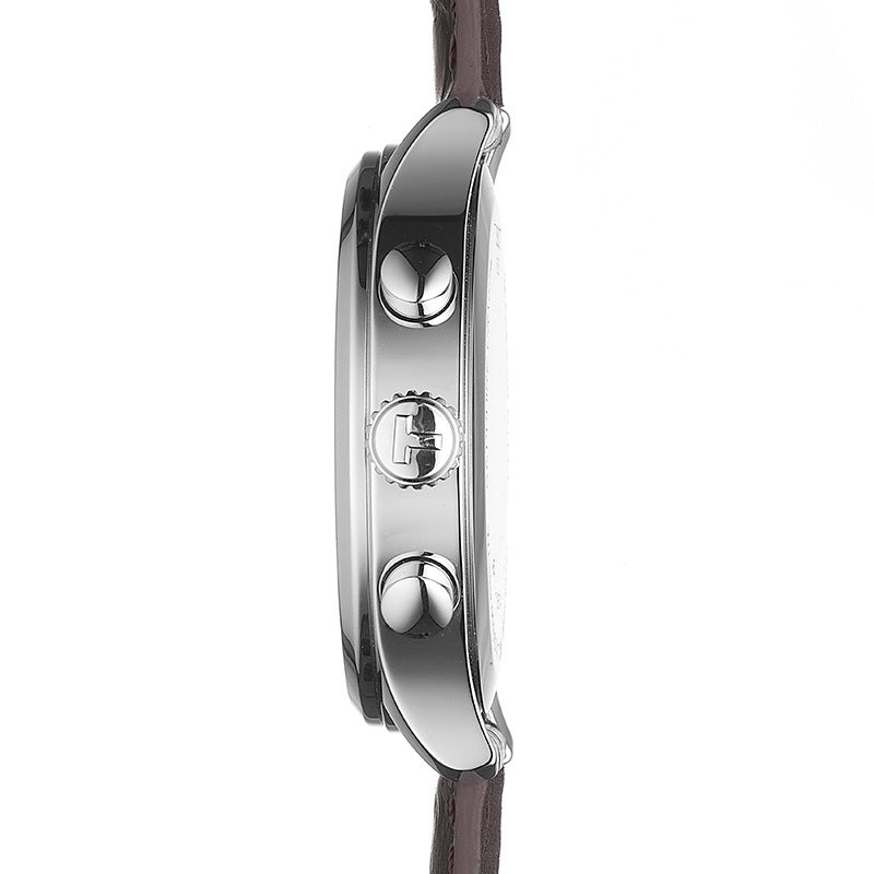 Tissot Chrono XL Classic Blue Dial Brown Leather Strap Watch For Men - T116.617.16.047.00 Buy Now By Tissot