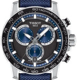 Tissot Supersport Chrono Black Dial Blue Nylon Strap Watch for Men - T125.617.17.051.03 Buy Now By Tissot
