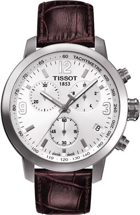 Tissot PRC 200 Chronograph White Dial Watch For Men - T055.417.16.017.01 Buy Now By Tissot