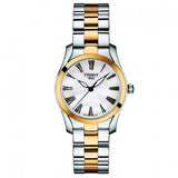 Tissot T Wave Quartz Mother of Pearl Dial Two Tone Steel Strap Watch for Women - T112.210.22.113.00 Buy Now By Tissot
