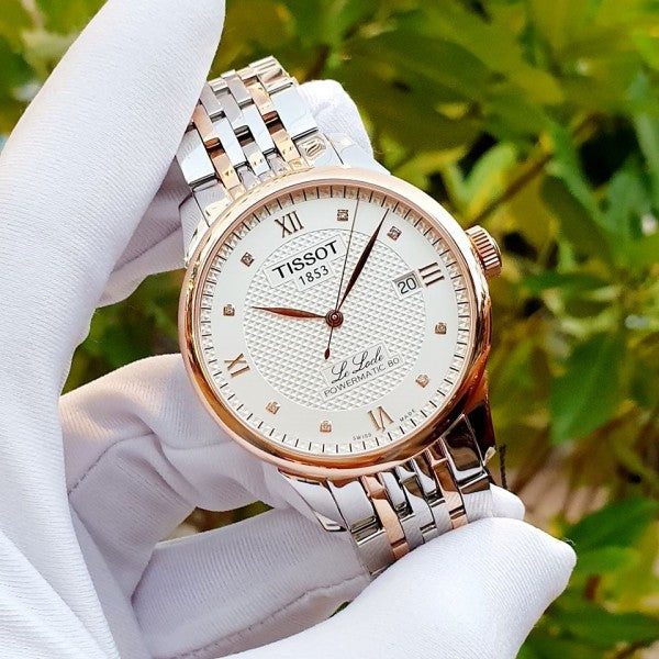 Tissot Le Locle Powermatic 80 Silver Dial Two Tone Steel Strap Watch For Men - T006.407.22.036.01 Buy Now By Tissot