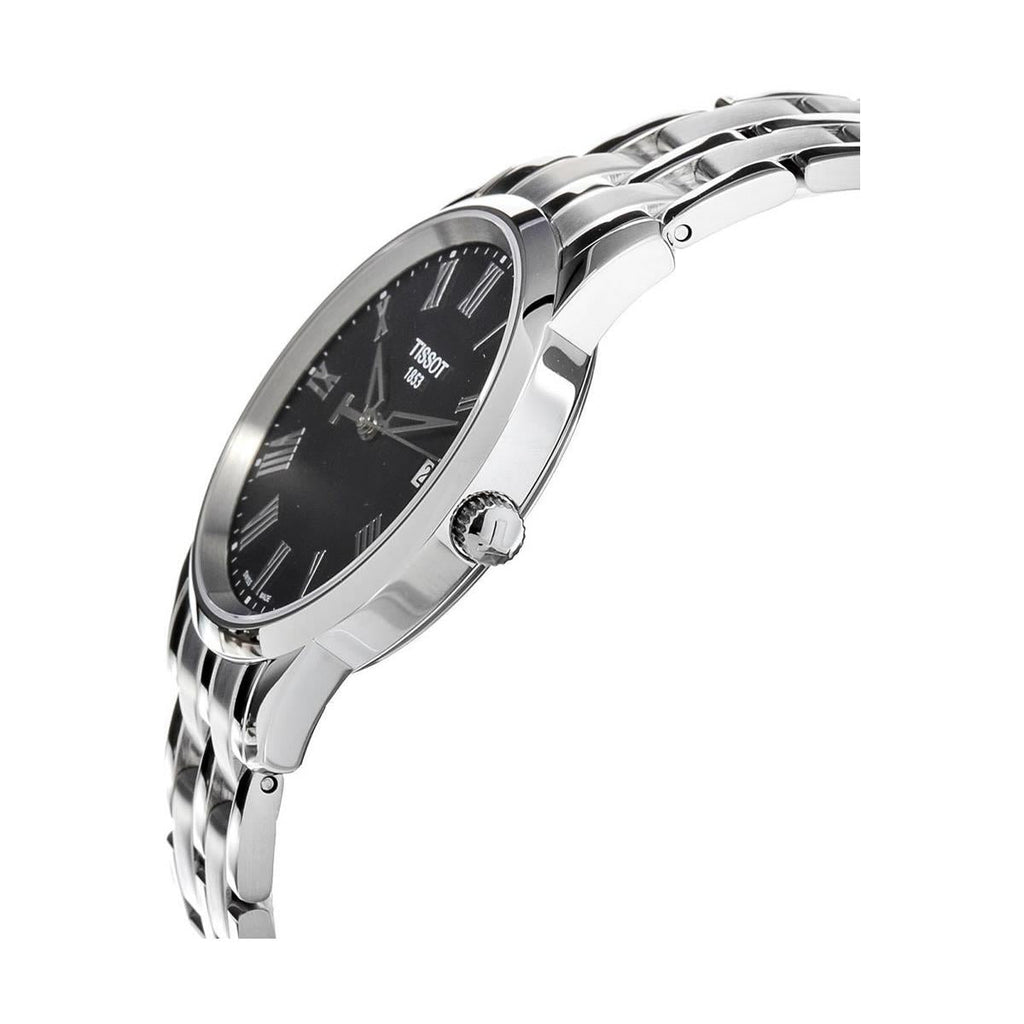 Tissot T Classic Dream Black Dial Silver Steel Strap Watch for Men - T033.410.11.053.01 Buy Now By Tissot