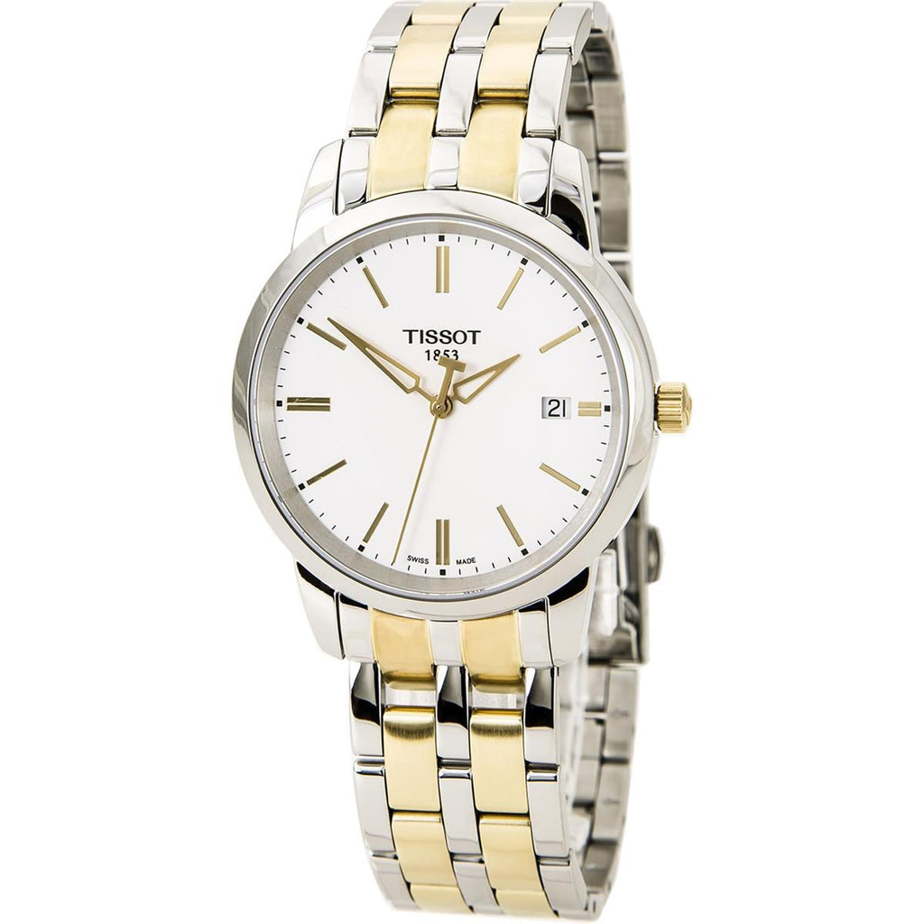 Tissot T Classic Dream White Dial Two Tone Steel Strap Watch for Men - T033.410.22.011.01 Buy Now By Tissot