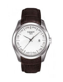 Tissot T Classic Couturier Chronograph White Dial Brown Leather Strap Watch For Men - T035.410.16.031.00 Buy Now By Tissot