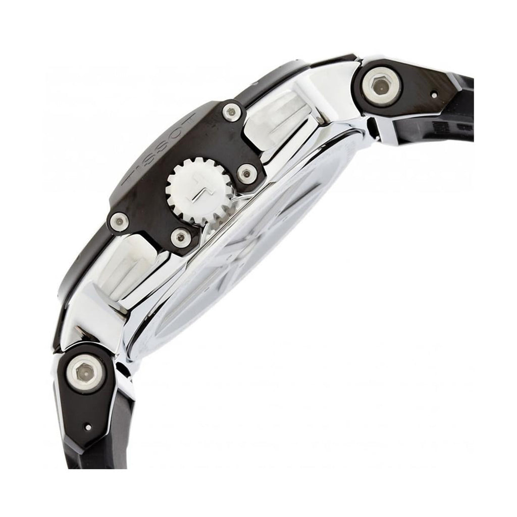 Tissot T Race Chronograph White Dial Black Rubber Strap Watch for Men - T048.417.27.037.00 Buy Now By Tissot