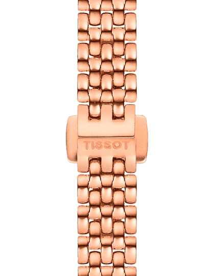 Tissot T Lady Lovely Silver Dial Rose Gold Steel Strap Watch For Women - T058.009.33.031.01 Buy Now By Tissot