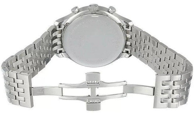 Tissot T Classic Tradition Chronograph White Dial Silver Steel Strap Watch For Men - T063.617.11.037.00 Buy Now By Tissot