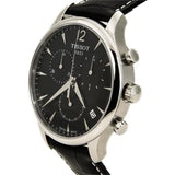 Tissot Tradition Chronograph Black Dial Black Leather Strap Watch For Men - T0636171605700 Buy Now By Tissot