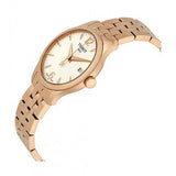 Tissot T Classic Tradition Lady White Dial Rose Gold Steel Strap Watch for Women - T063.210.33.037.00 Buy Now By Tissot