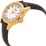 Tissot Carson White Dial Brown Leather Strap Watch For Women - T085.210.36.012.00 Buy Now By Tissot