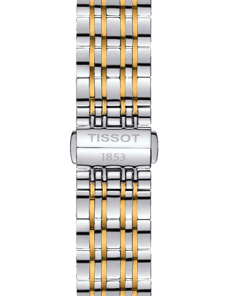 Tissot T Classic Carson Quartz White Dial Two Tone Steel Strap Watch for Men - T085.410.22.011.00 Buy Now By Tissot