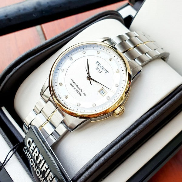 Tissot Luxury Powermatic 80 Silver Dial Silver Steel Strap Watch For Men - T086.408.22.036.00 Buy Now By Tissot