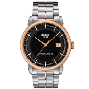 Tissot Luxury Powermatic 80 Black Dial Silver Steel Strap Watch For Men - T086.407.22.051.00 Buy Now By Tissot