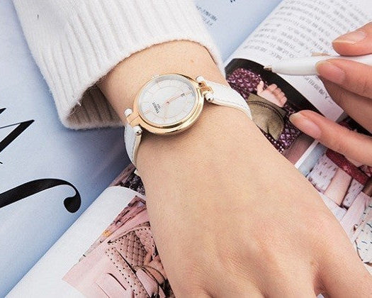 Tissot T Lady Flamingo Mother of Pearl White Dial White Leather Strap Watch For Women - T094.210.26.111.01 Buy Now By Tissot