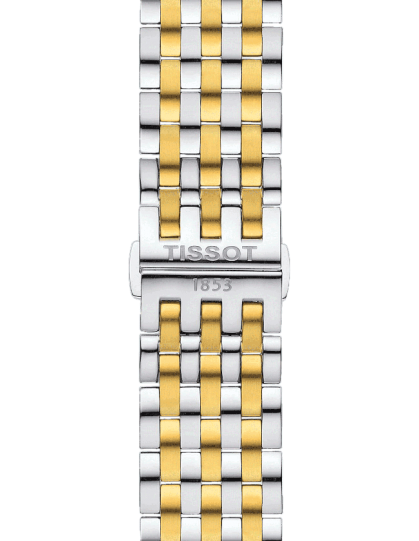 Tissot T Classic Bridgeport Silver Dial Two Tone Mesh Bracelet Watch For Men - T097.410.22.038.00 Buy Now By Tissot