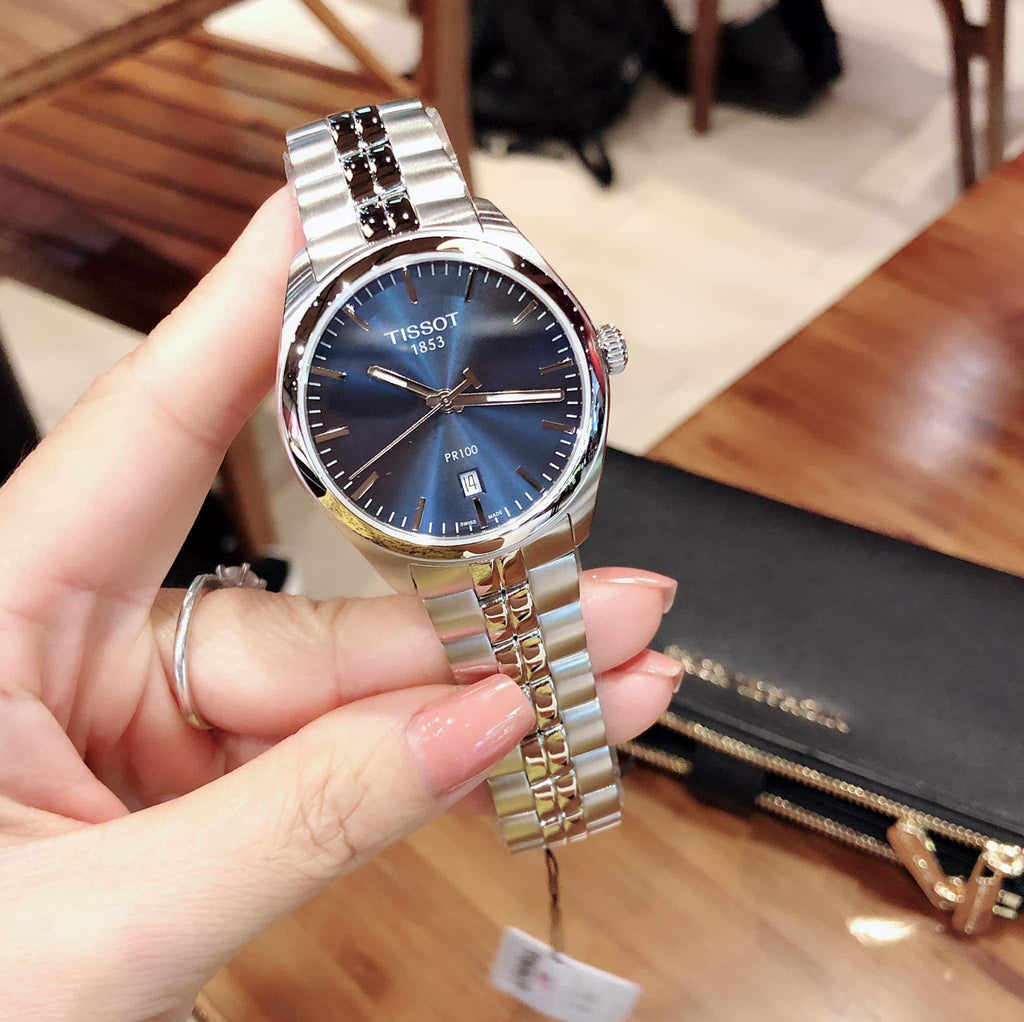 Tissot PR 100 Sport Chic 39mm Blue Dial Watch For Men - T101.410.11.041.00 Buy Now By Tissot