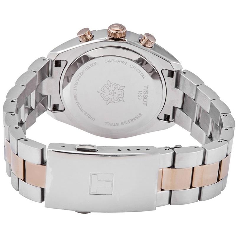 Tissot PR 100 Sport Chic Chronograph Mother of Pearl Dial Two Tone Steel Strap Watch for Women - T101.917.22.151.00 Buy Now By Tissot