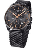 Tissot T Classic PR 100 Chronograph Anthracite Black Dial Black Mesh Bracelet Watch For Men - T101.417.23.061.00 Buy Now By Tissot