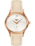 Tissot T Lady Bella Ora Mother of Pearl Dial Cream Leather Strap Watch for Women - T103.310.36.111.00 Buy Now By Tissot