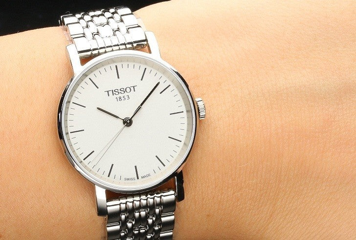 Tissot Everytime Small White Dial Silver Mesh Bracelet Watch For Women - T109.210.11.031.00 Buy Now By Tissot
