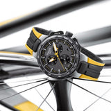 Tissot T Bike Cycling Tour de France Black Dial Two Tone Rubber Strap Watch For Men - T111.417.37.441.00 Buy Now By Tissot