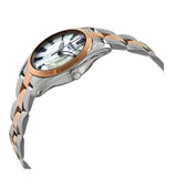 Tissot T Wave Mother of Pearl Dial Two Tone Steel Strap Watch For Women - T112.210.22.113.01 Buy Now By Tissot
