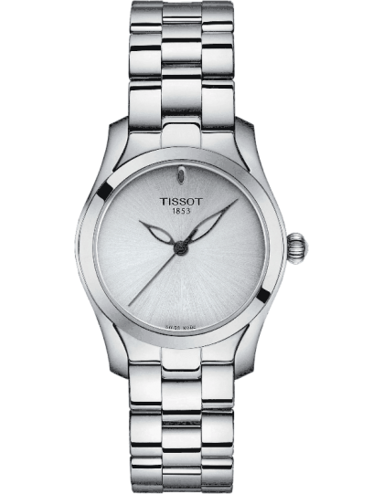 Tissot T Wave Silver Dial Silver Steel Strap Watch For Women - T112.210.11.031.00 Buy Now By Tissot