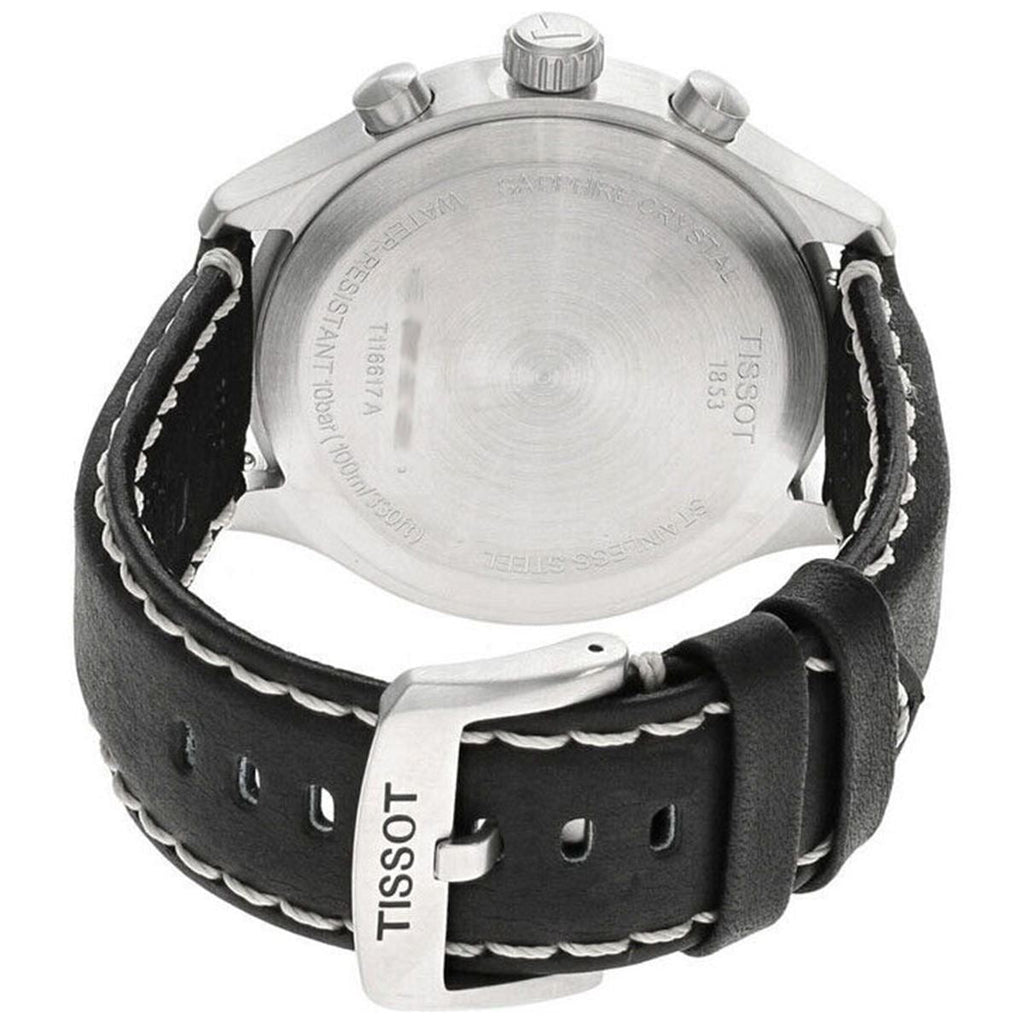 Tissot Chrono XL Vintage Quartz Black Dial Black Leather Strap Watch For Men - T116.617.16.062.00 Buy Now By Tissot