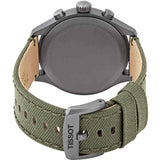 Tissot T Sport Chrono XL Beige Dial Khakhi Green Nylon Strap Watch for Men - T116.617.33.267.00 Buy Now By Tissot