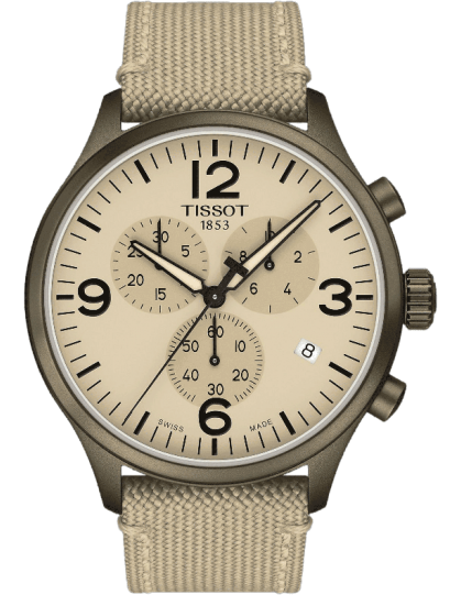 Tissot Chrono XL Beige Diag Beige NATO Strap Watch For Men - T116.617.37.267.01 Buy Now By Tissot