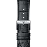 Tissot Carson Premium Automatic Lady Silver Dial Black Leather Strap Watch for Women - T122.207.16.033.00 Buy Now By Tissot