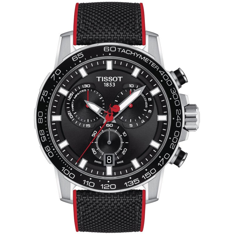 Tissot Supersport Vuelta Special Edition Chrono Black Dial Black Nylon Strap Watch for Men - T125.617.17.051.01 Buy Now By Tissot
