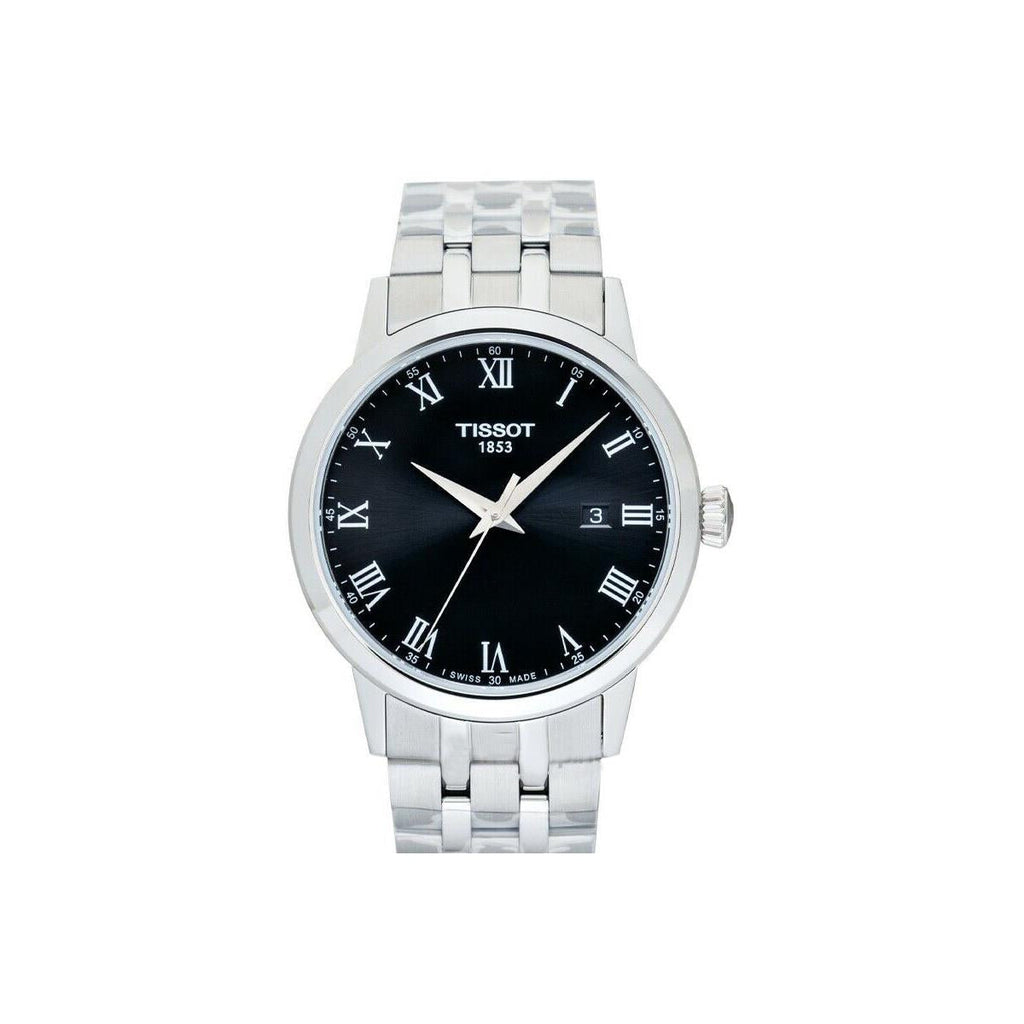 Tissot Classic Dream Black Dial Silver Steel Strap Watch For Men - T129.410.11.053.00 Buy Now By Tissot