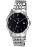 Tissot T Classic Powermatic 80 Black Dial Silver Steel Strap Watch For Men - T41.1.483.52 Buy Now By Tissot