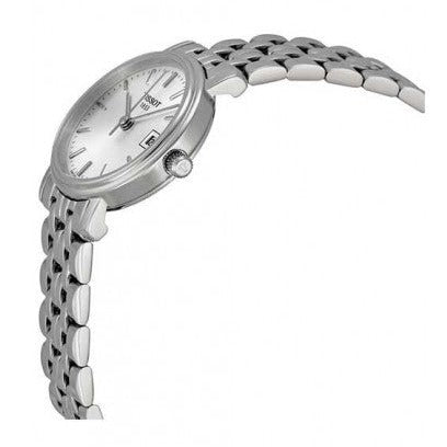 Tissot T Classic Desire White Dial Silver Steel Strap Watch for Women - T52.1.281.31 Buy Now By Tissot