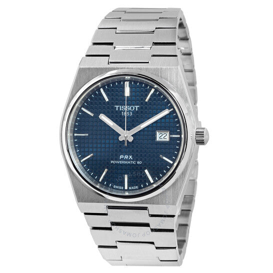 Tissot PRX Powermatic 80 Blue Dial Silver Steel Strap Watch For Men - T137.407.11.041.00 Buy Now By Tissot
