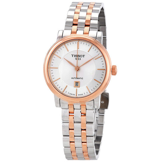 Tissot T Classic Carson Premium 30 White Dial Two Tone Steel Strap Watch for Women - T122.207.22.031.01 Buy Now By Tissot